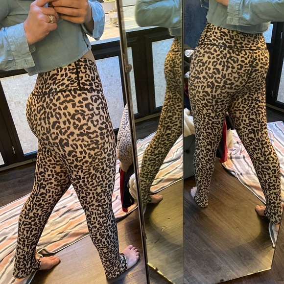 Cheetah spandex leggings high waisted - Picture 3 of 7